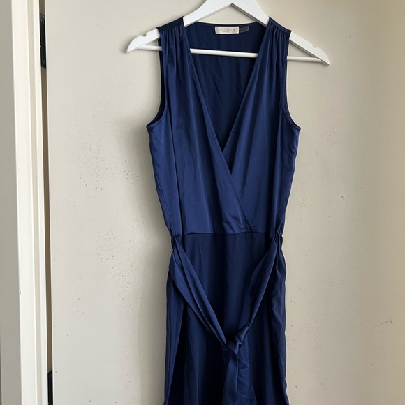 Ramy Brook Alvina Silk Navy Jumpsuit - Picture 4 of 9